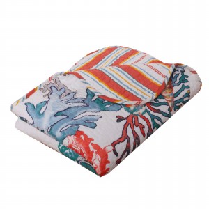 Barefoot Bungalow Atlantis Quilted Throw BFBG1045